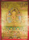 Manjushri Thangka – Golden Wisdom Assembly – Mirror of Luminous Insight