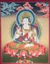 White Prajnaparamita Thangka – Wisdom Mother Deity 