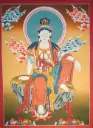 Avalokiteshvara (GuanYin) Thangka – Karma Gadri Style – 