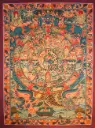 Wheel of Life Mandala Thangka – The Cosmic Mirror of Existence 