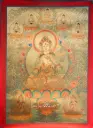 White Tara Thangka – Golden Serthang Assembly