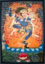 Simhamukhi Thangka – Lion-Faced Dakini – Fierce Protector of Boundless Wisdom