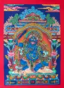 Acala Thangka – Wrathful Fire Background – Immovable Protection 