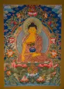 Shakyamuni Buddha Thangka – Earth Touching Mudra – Menri Tradition