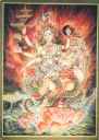 Taleju Bhawani Thangka – Naga Throne in Fire