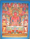 Amitabha Buddha Thangka – Newari Marthang Red Assembly