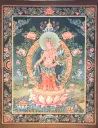 Padmapani Lokeshvara Thangka – The Heart of Compassion