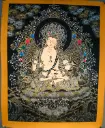 Vajrasattva Thangka – Nagthang Gold & Silver – Ultimate Purification