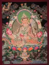 Guru Rinpoche Menri Thangka – Nagthang Black Thangka